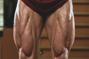  How a man pump up legs