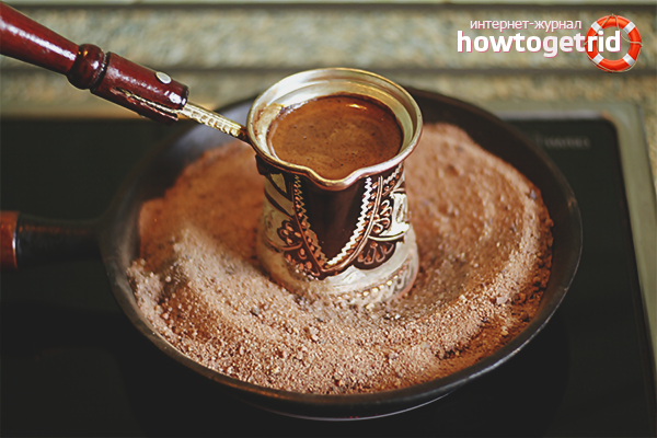  Cara membuat kopi espresso dalam Turk