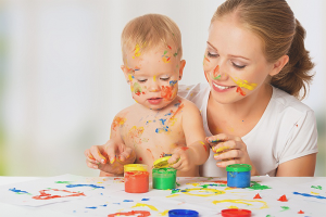  Cómo usar las pinturas para los dedos.